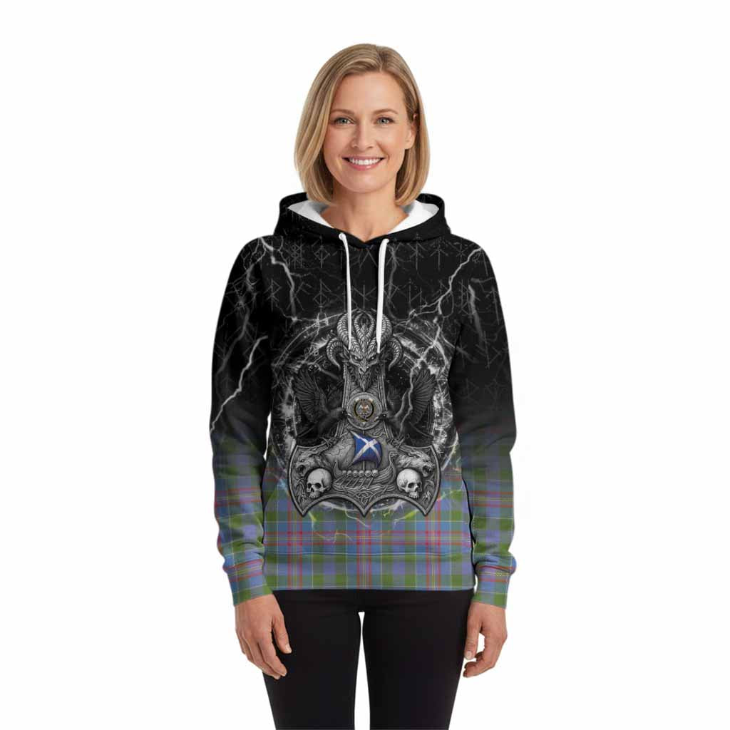 Ralston Tartan Crest Hoodie Celtic Odin's Raven Legacy