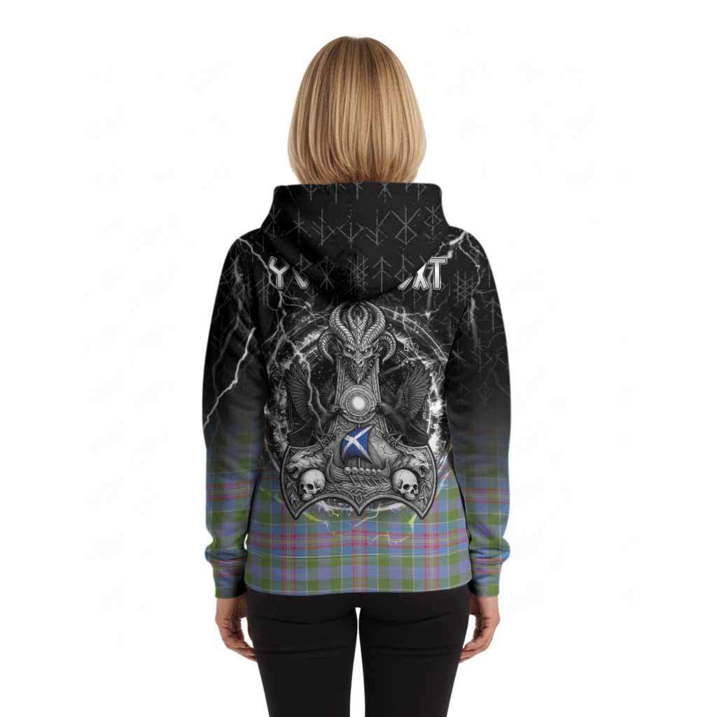Ralston Tartan Crest Hoodie Celtic Odin's Raven Legacy