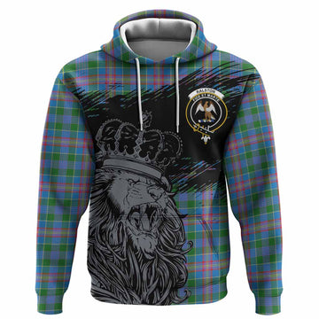 Ralston Tartan Crest Hoodie Crowned Lion Heritage Style