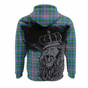 Ralston Tartan Crest Hoodie Crowned Lion Heritage Style