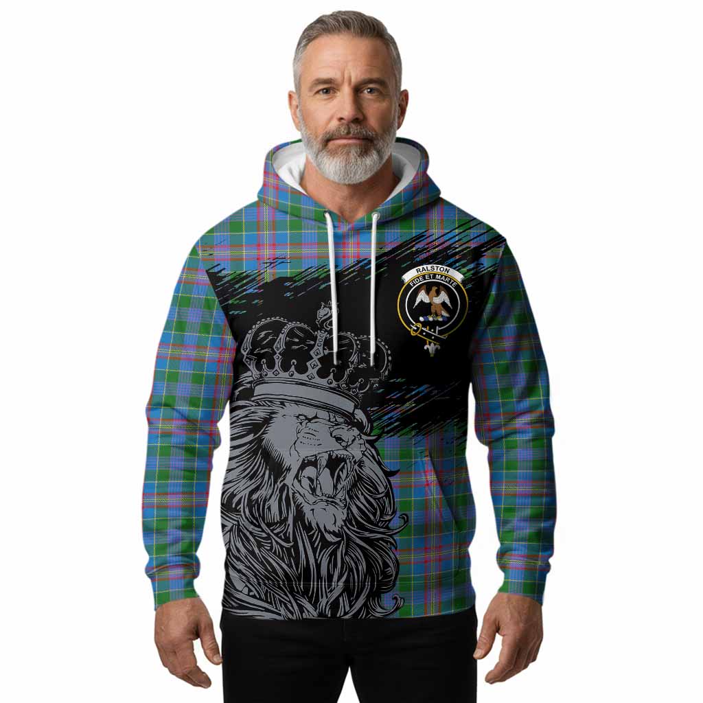 Ralston Tartan Crest Hoodie Crowned Lion Heritage Style