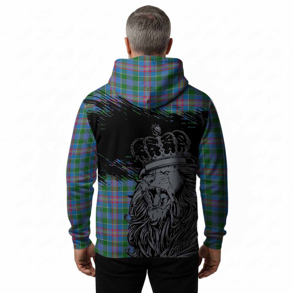 Ralston Tartan Crest Hoodie Crowned Lion Heritage Style