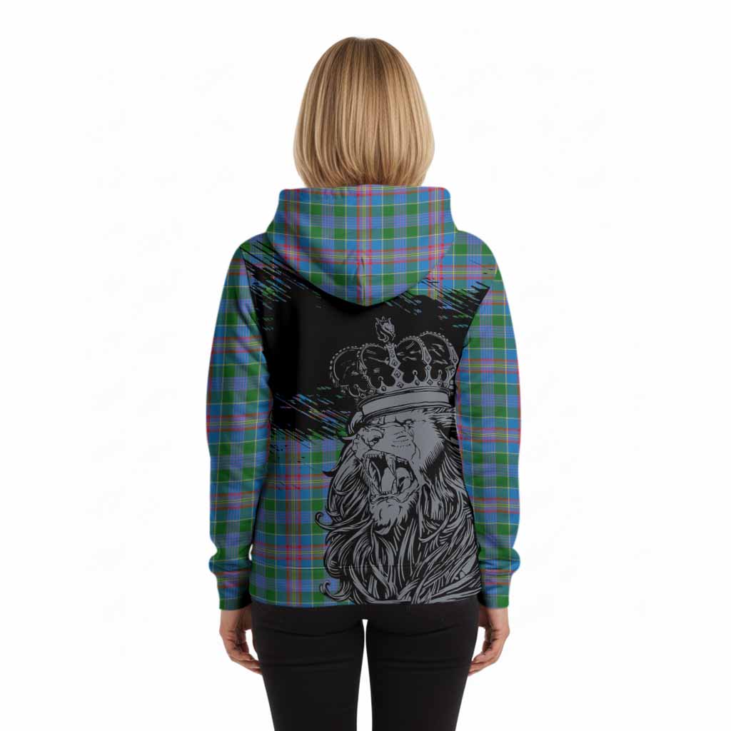 Ralston Tartan Crest Hoodie Crowned Lion Heritage Style