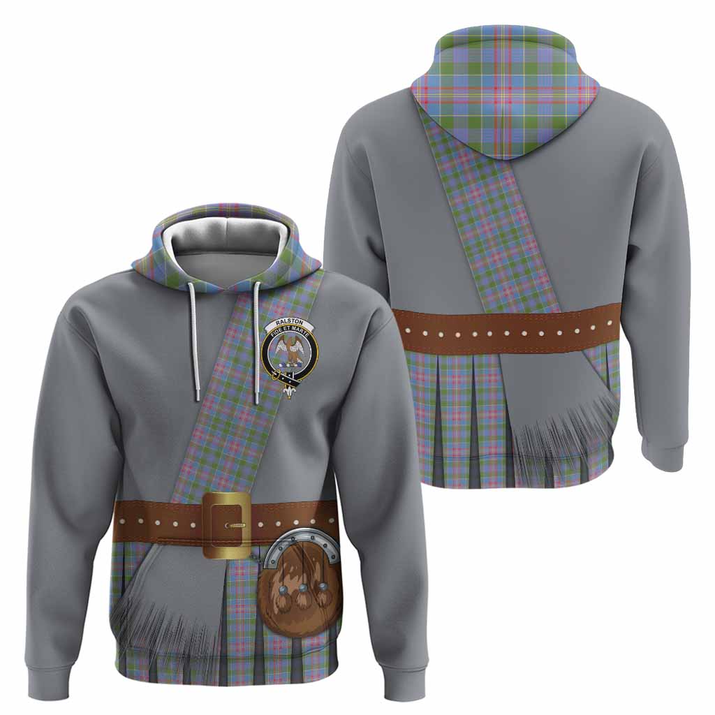 Ralston Tartan Crest Hoodie Kilt Costume Style
