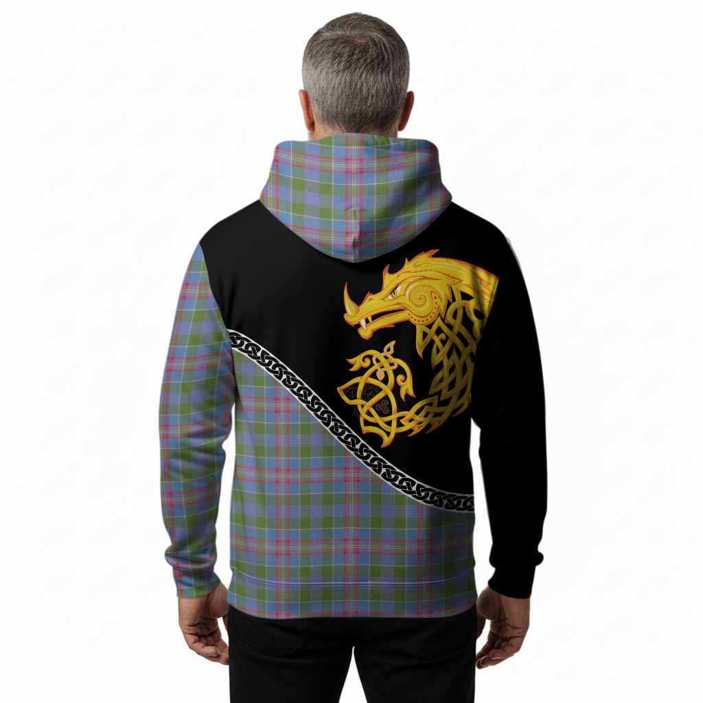 Ralston Tartan Crest Hoodie Legendary Dragon Knot Half Style