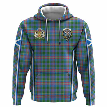 Ralston Tartan Crest Hoodie Scotland Coat of Arm Flag Style - Tartan Vibes Clothing