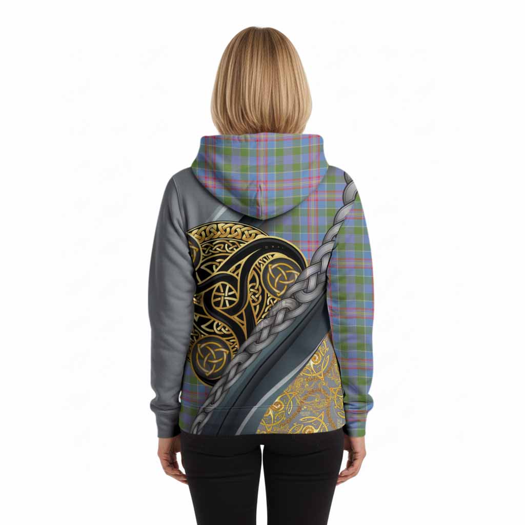 Ralston Tartan Crest Hoodie Scottish Triskele Celtic