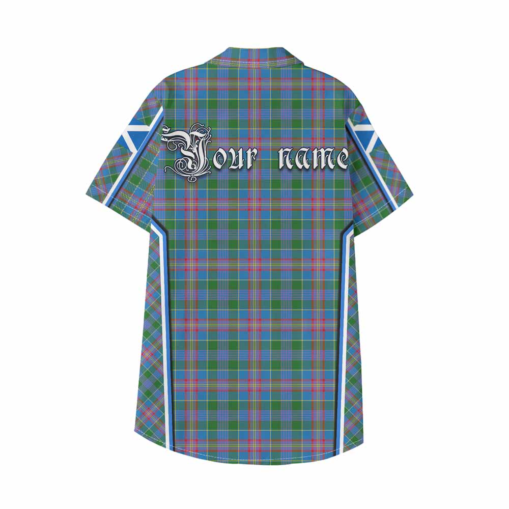 Ralston Tartan Crest Kid Hawaiian Shirt Scotland Coat of Arm Flag Style - Tartan Vibes Clothing
