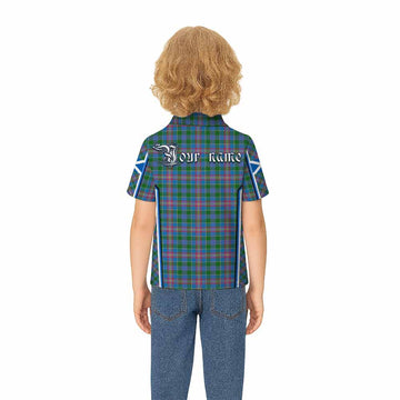 Ralston Tartan Crest Kid Polo Shirt Scotland Coat of Arm Flag Style - Tartan Vibes Clothing