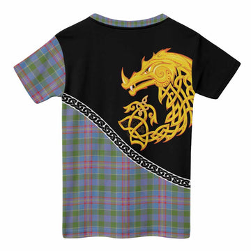 Ralston Tartan Crest Kid T-shirt Legendary Dragon Knot Half Style