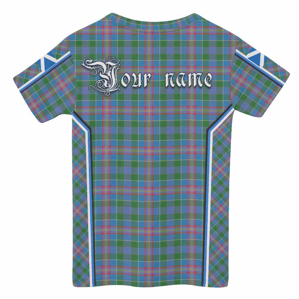 Ralston Tartan Crest Kid T-shirt Scotland Coat of Arm Flag Style - Tartan Vibes Clothing
