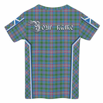 Ralston Tartan Crest Kid T-shirt Scotland Coat of Arm Flag Style - Tartan Vibes Clothing