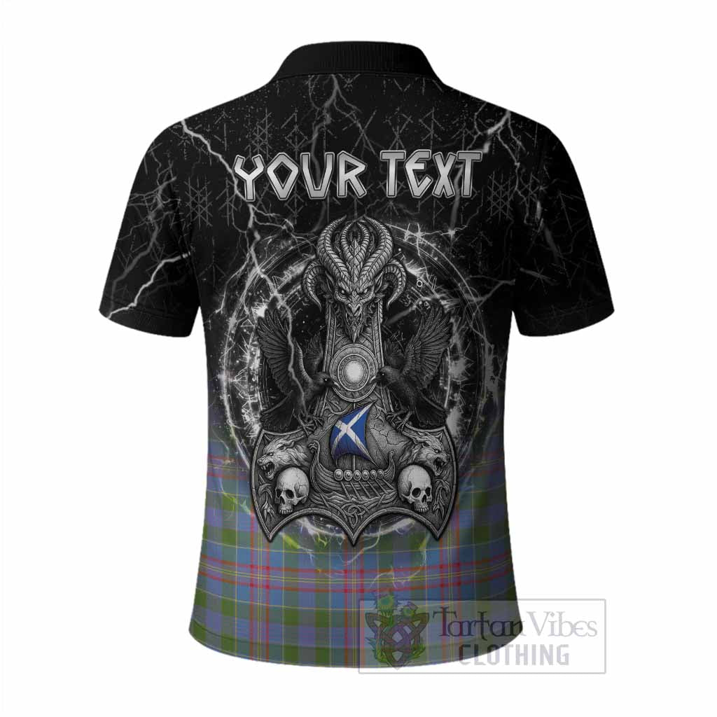 Ralston Tartan Crest Polo Shirt Celtic Odin's Raven Legacy
