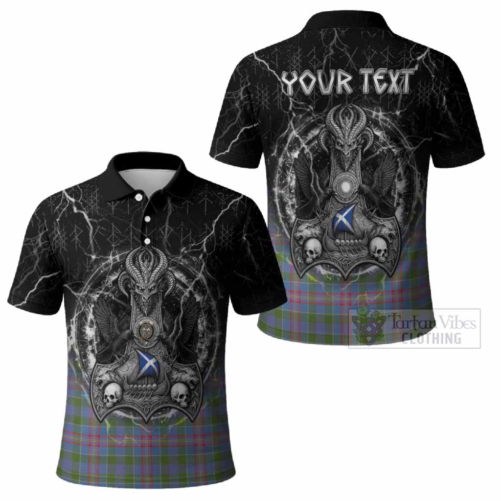 Ralston Tartan Crest Polo Shirt Celtic Odin's Raven Legacy