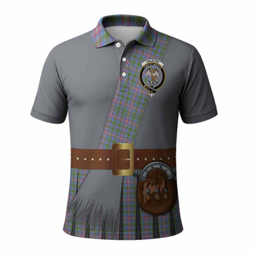Ralston Tartan Crest Polo Shirt Kilt Costume Style