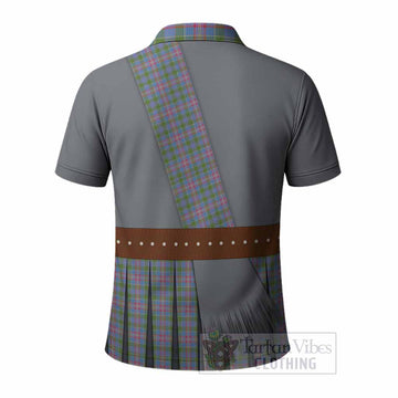 Ralston Tartan Crest Polo Shirt Kilt Costume Style