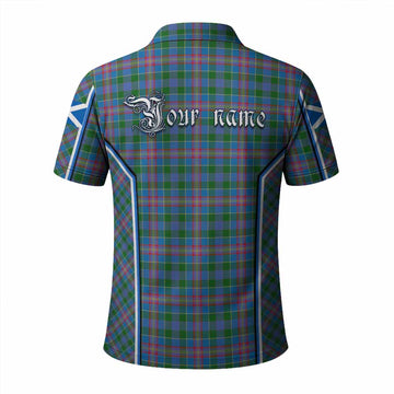 Ralston Tartan Crest Polo Shirt Scotland Coat of Arm Flag Style - Tartan Vibes Clothing