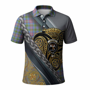 Ralston Tartan Crest Polo Shirt Scottish Triskele Celtic