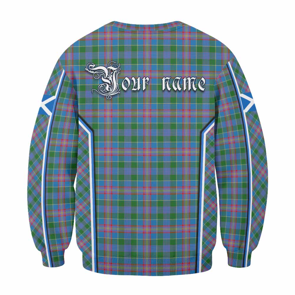 Ralston Tartan Crest Sweatshirt Scotland Coat of Arm Flag Style - Tartan Vibes Clothing