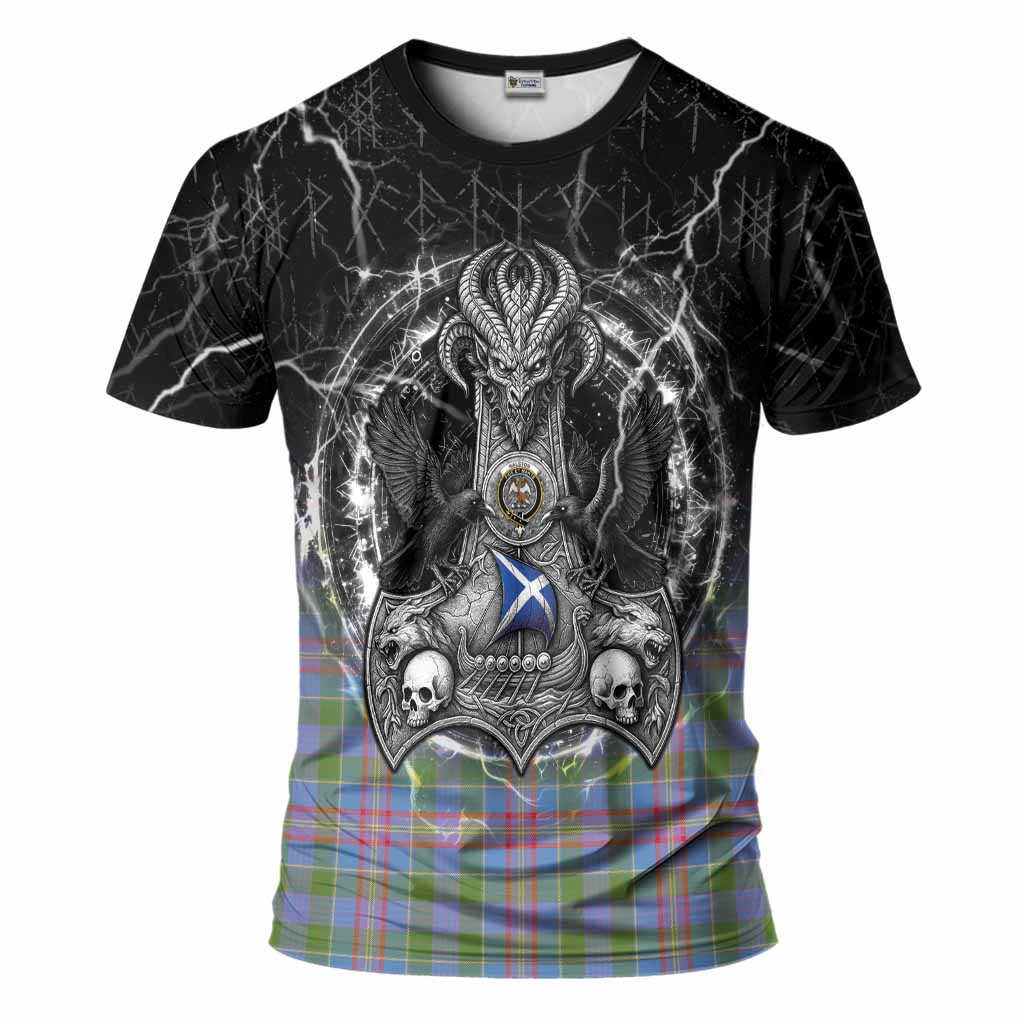 Ralston Tartan Crest T-Shirt Celtic Odin's Raven Legacy