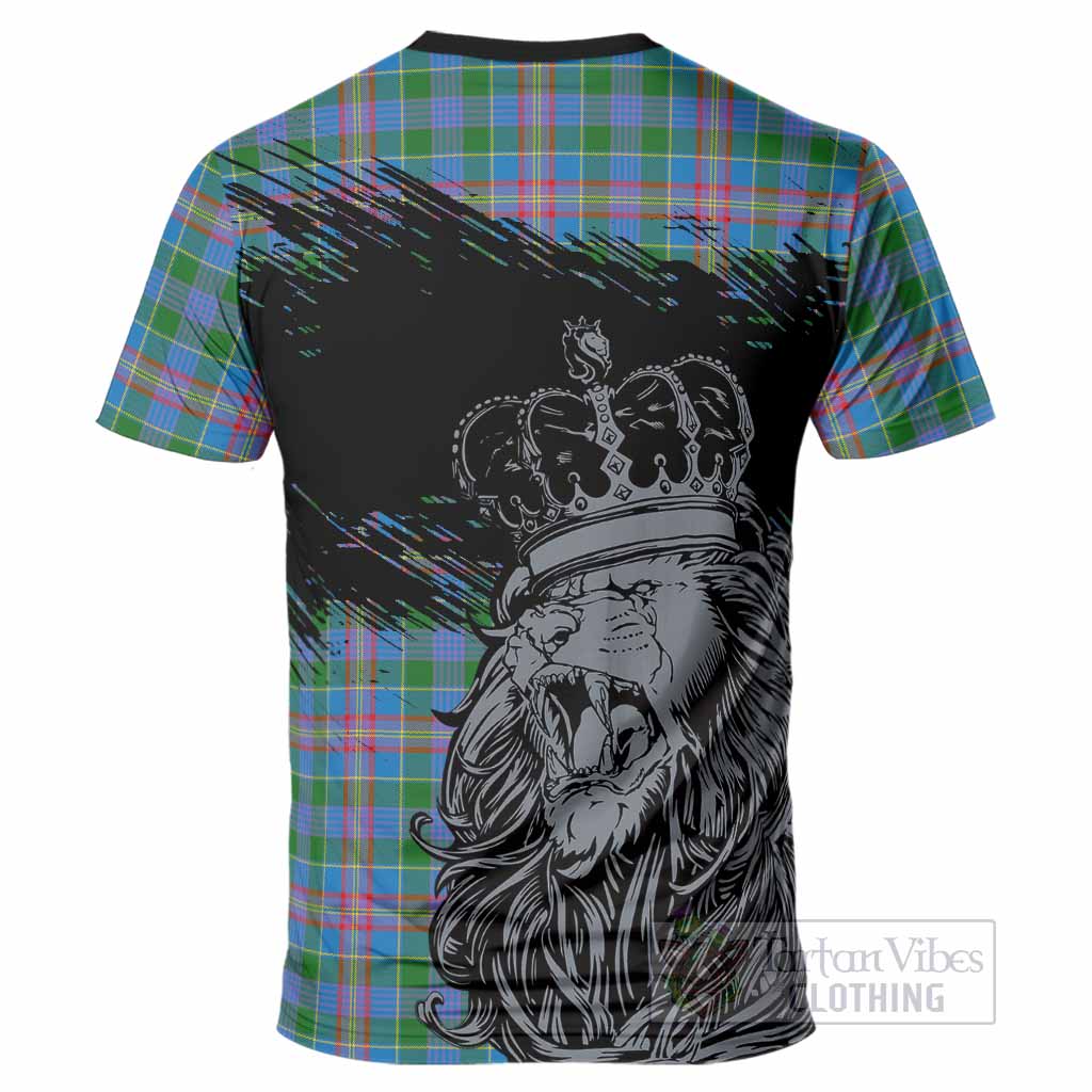 Ralston Tartan Crest T-Shirt Crowned Lion Heritage Style