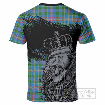 Ralston Tartan Crest T-Shirt Crowned Lion Heritage Style