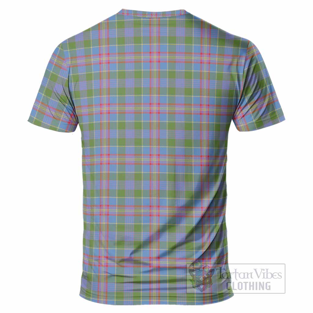 Ralston Tartan Crest T-Shirt Ferocious Lion Style