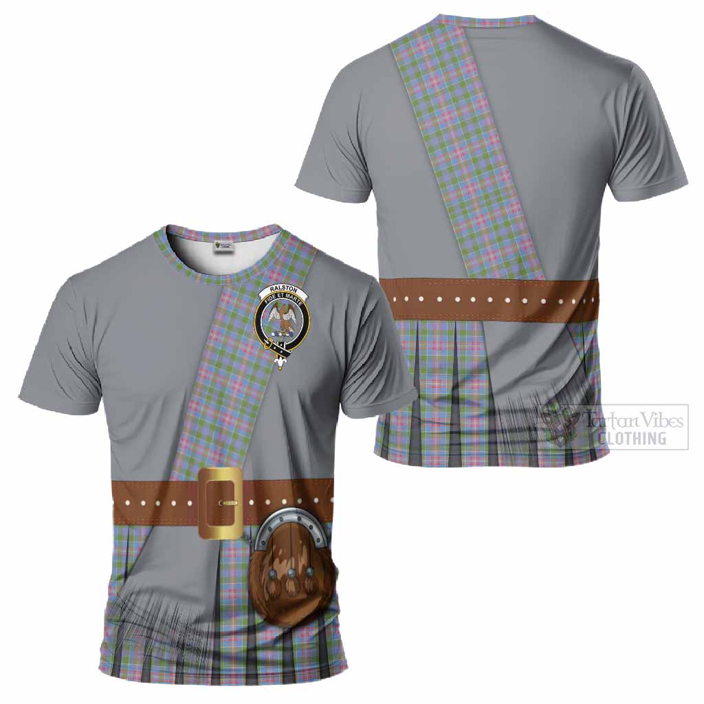 Ralston Tartan Crest T-Shirt Kilt Costume Style