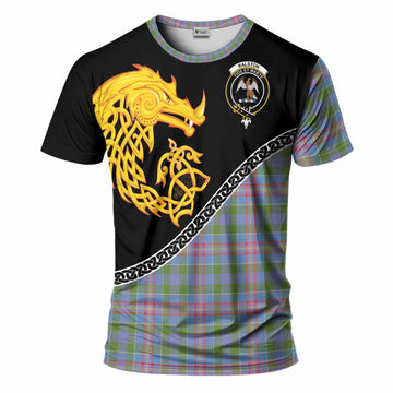 Ralston Tartan Crest T-Shirt Legendary Dragon Knot Half Style