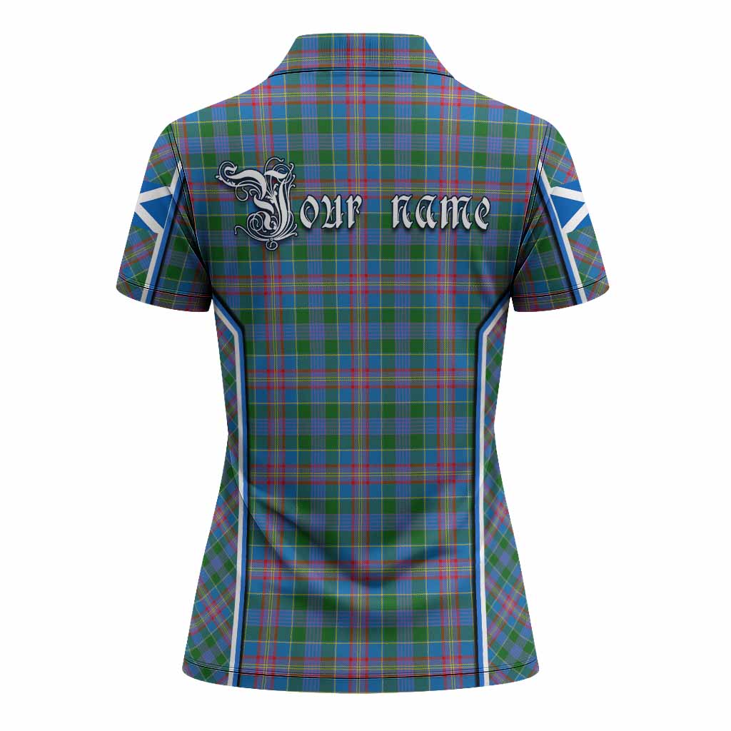 Ralston Tartan Crest Women's Polo Shirt Scotland Coat of Arm Flag Style - Tartan Vibes Clothing