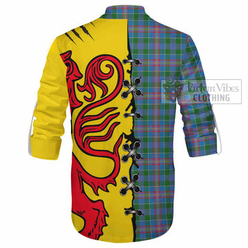 Ralston Tartan Family Crest Ghillie Kilt Shirt Lion Rampant Honor - Tartan Vibes Clothing