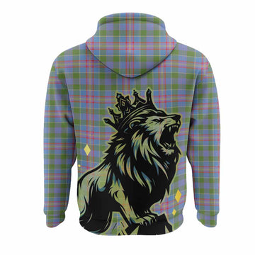 Ralston Tartan Family Crest Hoodie Crowned Lion Roaring