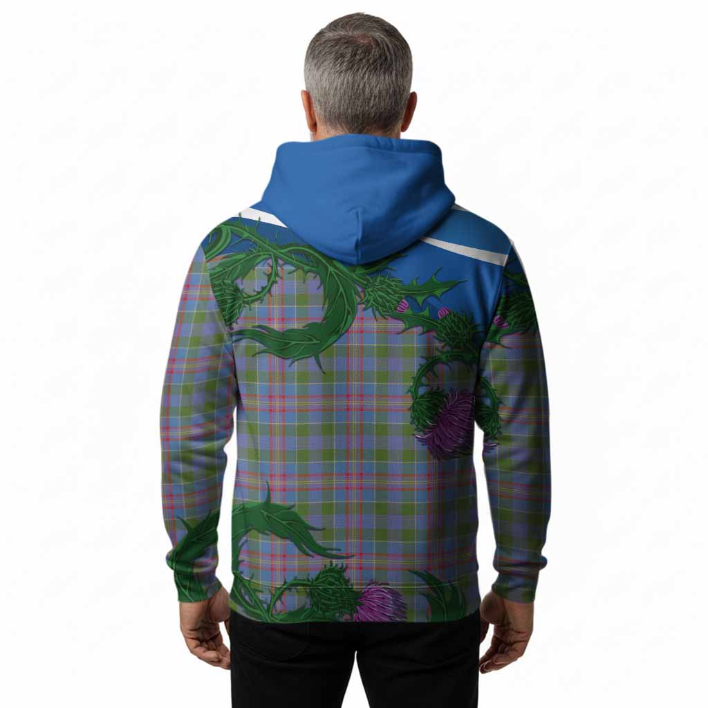 Ralston Tartan Family Crest Hoodie Thistle in Minimalism