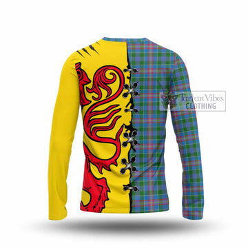 Ralston Tartan Family Crest Long Sleeve T-Shirt Lion Rampant Honor - Tartan Vibes Clothing