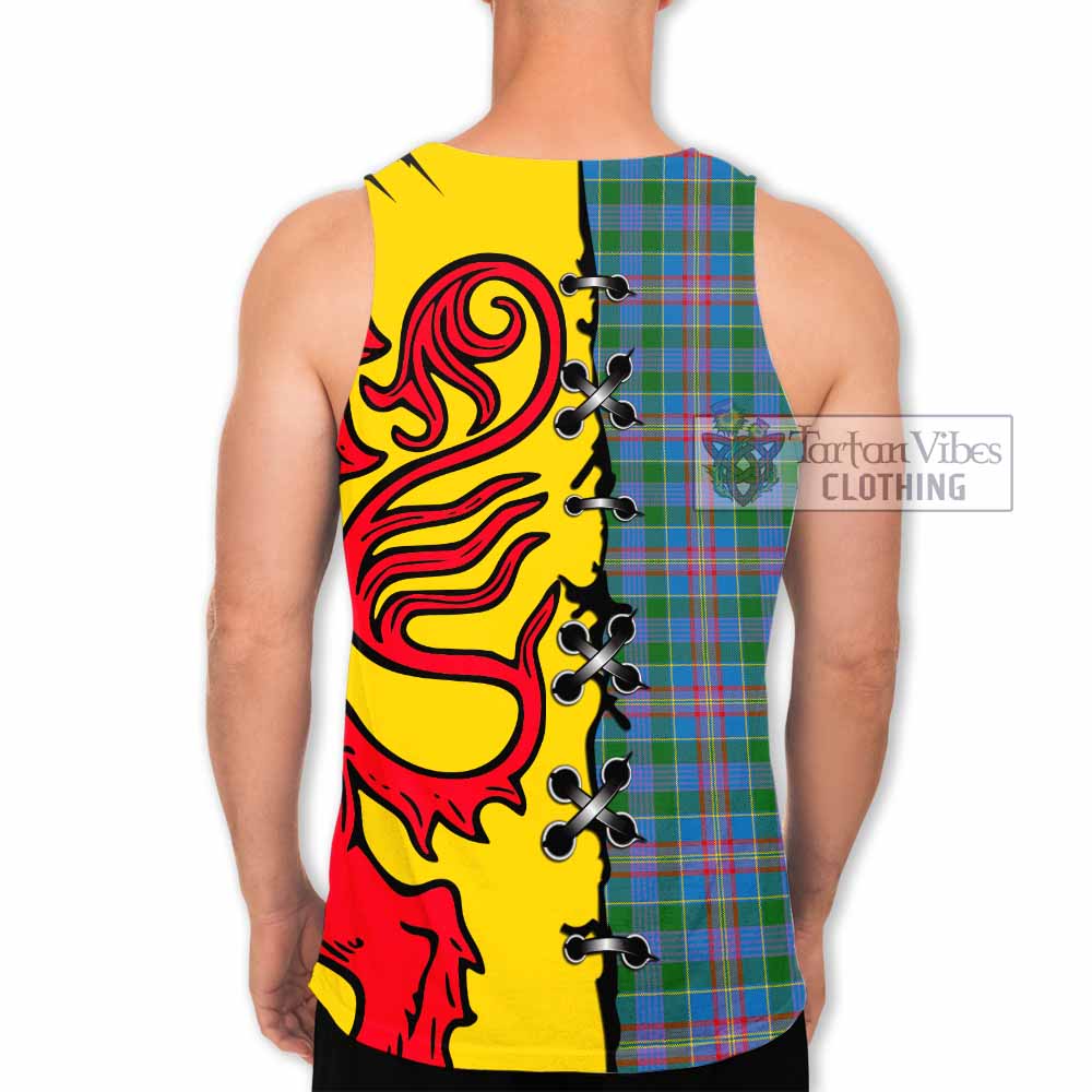 Ralston Tartan Family Crest Men Tank Top Lion Rampant Honor - Tartan Vibes Clothing