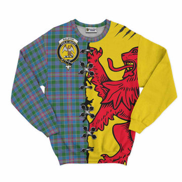 Ralston Tartan Family Crest Sweatshirt Lion Rampant Honor