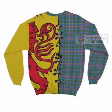 Ralston Tartan Family Crest Sweatshirt Lion Rampant Honor