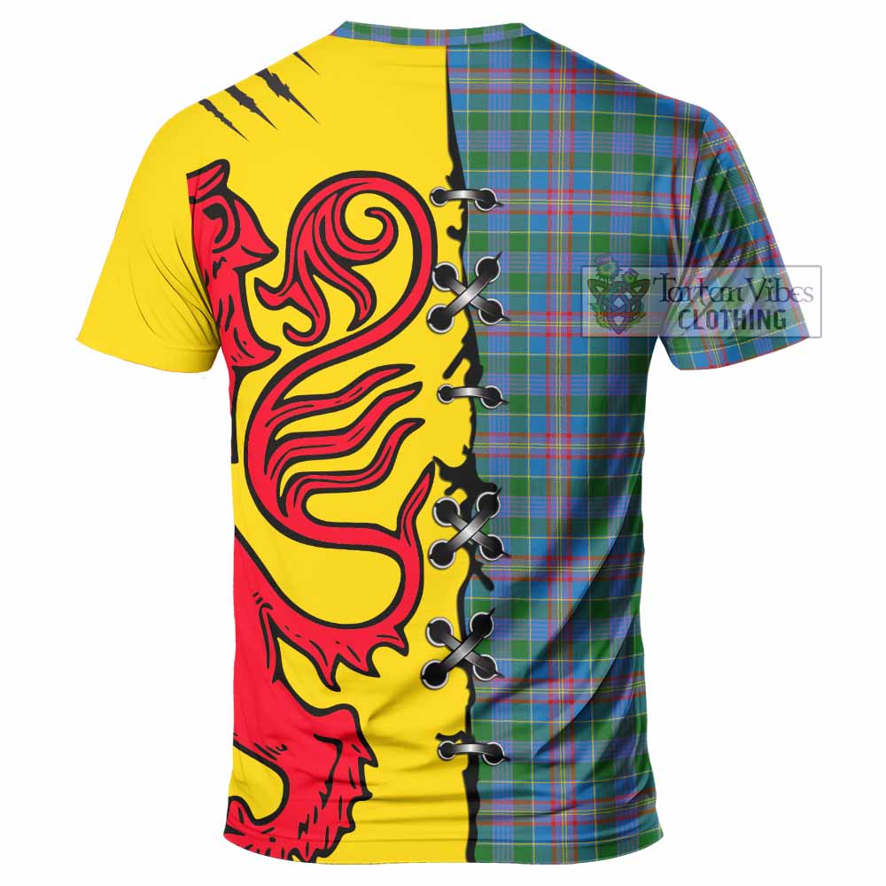 Ralston Tartan Family Crest T-shirt Lion Rampant Honor - Tartan Vibes Clothing