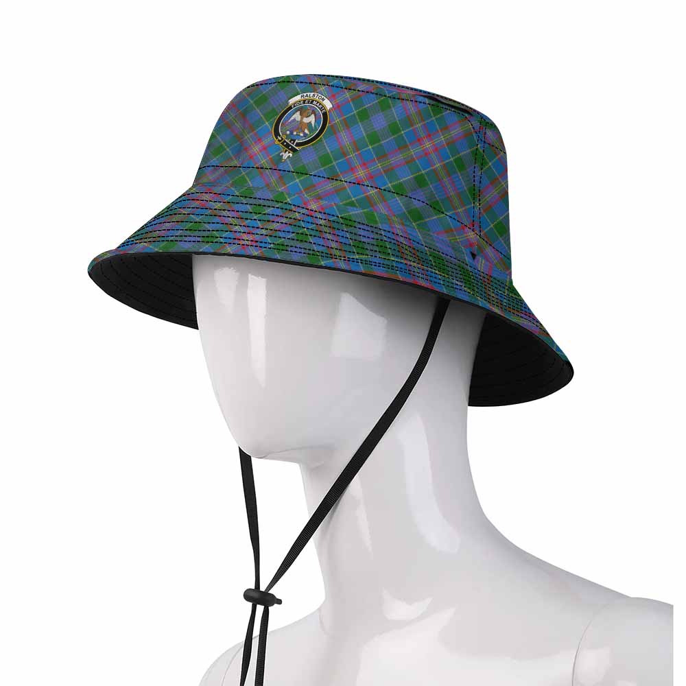 Ralston Tartan Fishing Hat with Family Crest