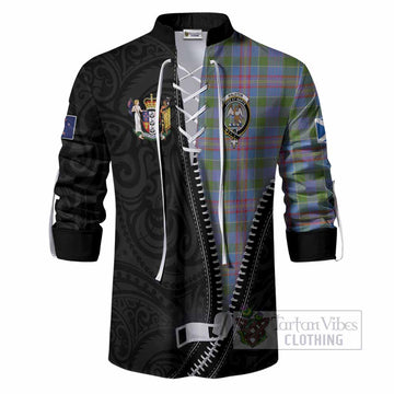 Ralston Tartan Ghillie Shirt New Zealand Pattern Unique Zipper Stylized