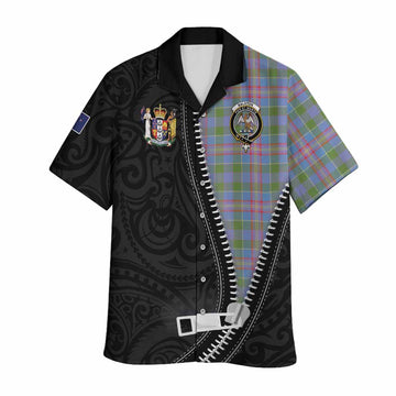 Ralston Tartan Hawaiian Shirt New Zealand Pattern Unique Zipper Stylized
