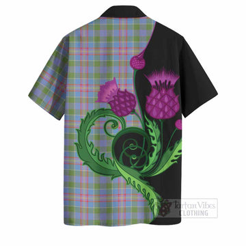 Ralston Tartan Hawaiian Shirt Traditional Scottish Thistle