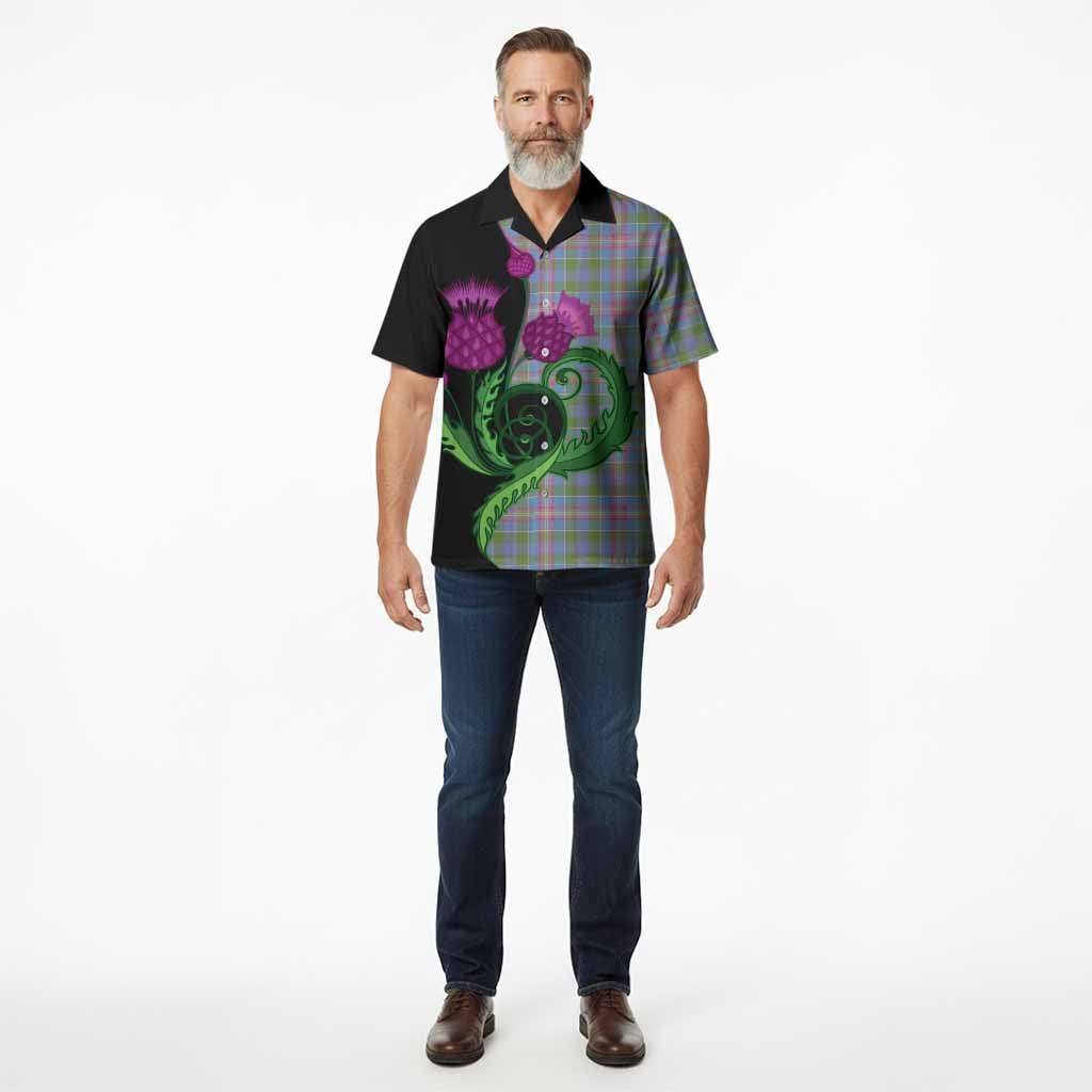 Ralston Tartan Hawaiian Shirt Traditional Scottish Thistle