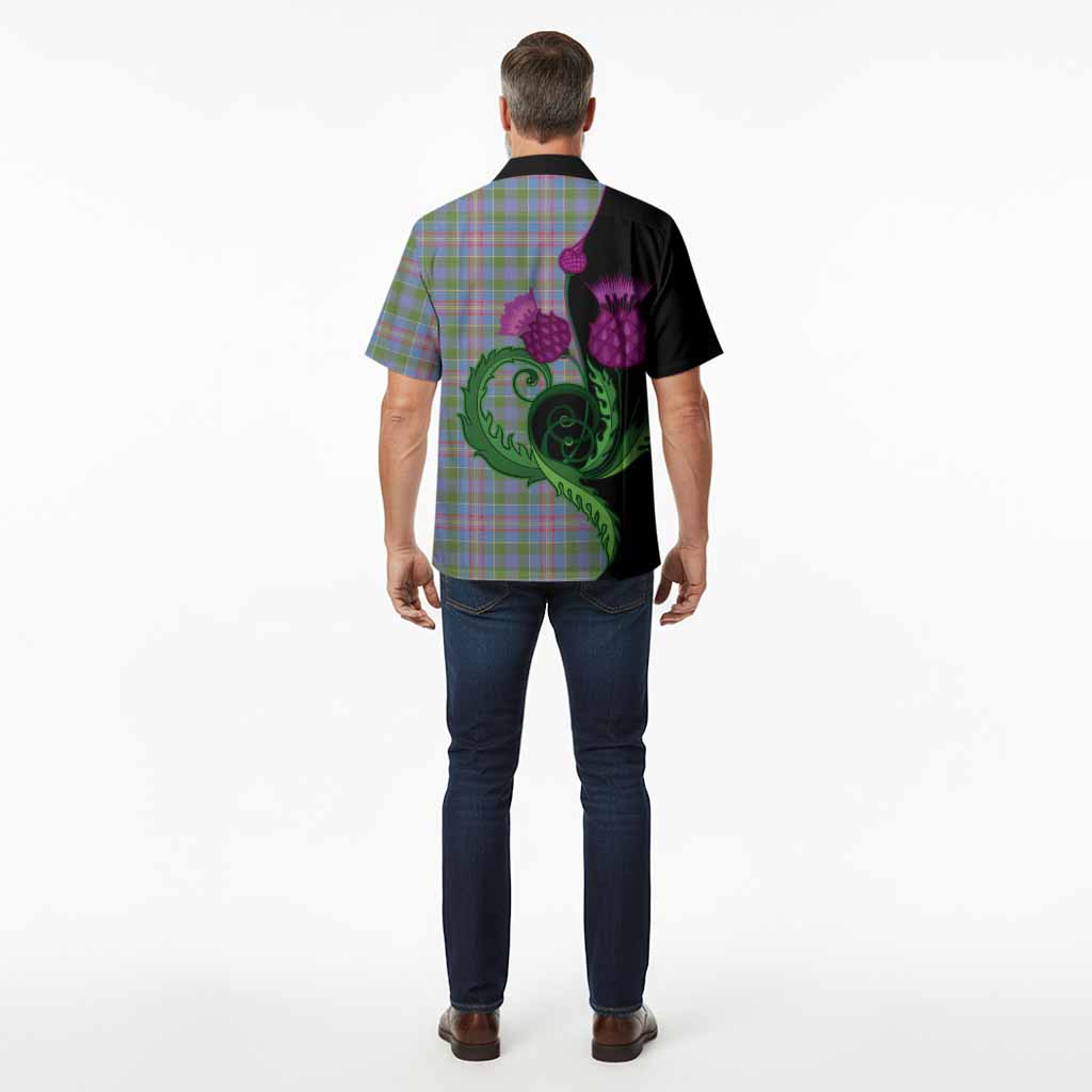 Ralston Tartan Hawaiian Shirt Traditional Scottish Thistle