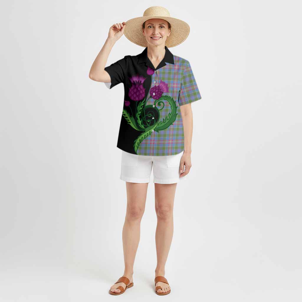 Ralston Tartan Hawaiian Shirt Traditional Scottish Thistle
