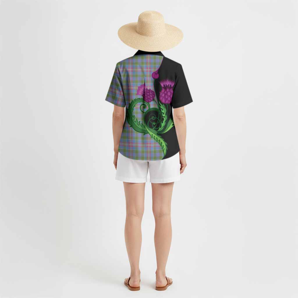 Ralston Tartan Hawaiian Shirt Traditional Scottish Thistle