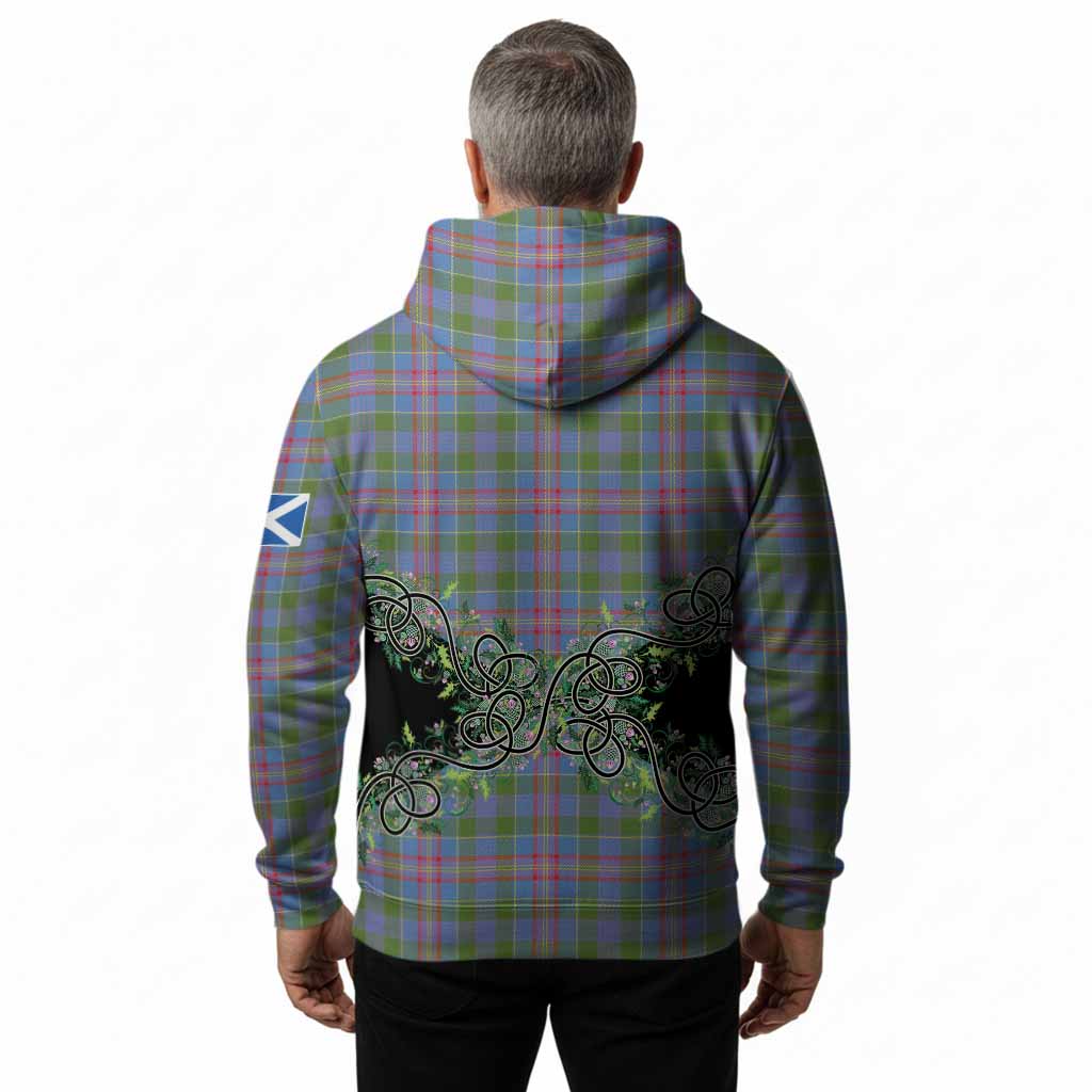 Ralston Tartan Hoodie Thistle Scottish Spirit
