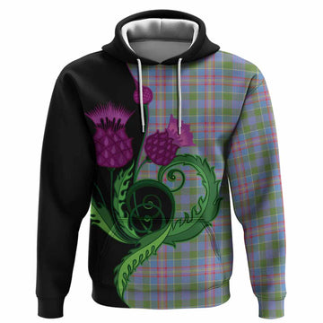 Ralston Tartan Hoodie Traditional Scottish Thistle