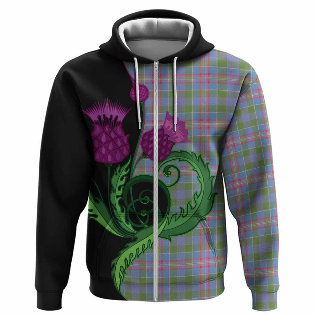 Ralston Tartan Hoodie Traditional Scottish Thistle