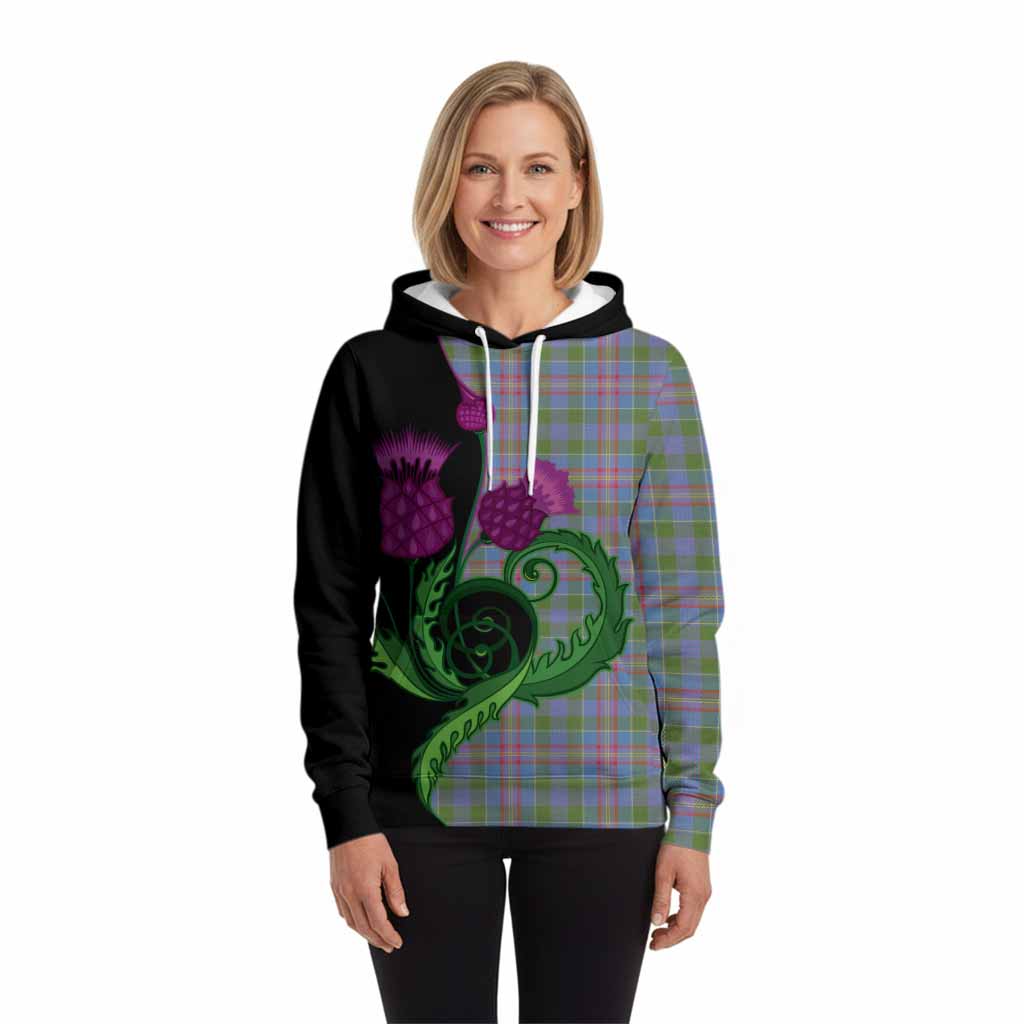 Ralston Tartan Hoodie Traditional Scottish Thistle